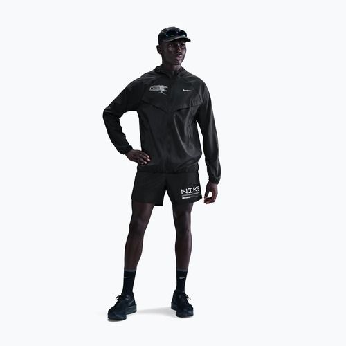 Spodenki do biegania męskie Nike Challenger Winterized 2in1 black/anthracite