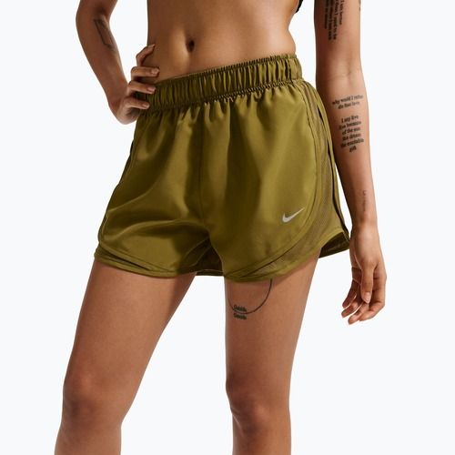 Spodenki do biegania damskie Nike Tempo Dri-Fit Mid-Rise olive flak/olive flak