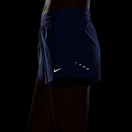 Spodenki do biegania damskie Nike Swift Mid-Rise 2in1 sapphire/midnight navy