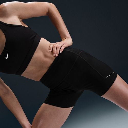 Spodenki do biegania damskie Nike Swift High-Waisted 4" black