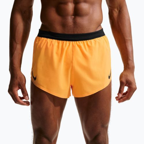 Spodenki do biegania męskie Nike AeroSwift Dri-Fit ADV laser orange/black