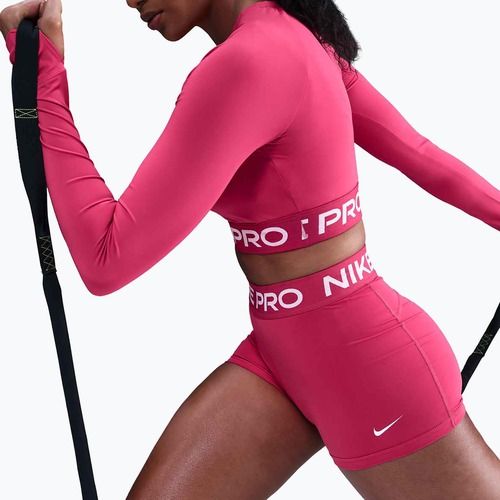 Spodenki damskie Nike Pro 365 3" rush pink/white