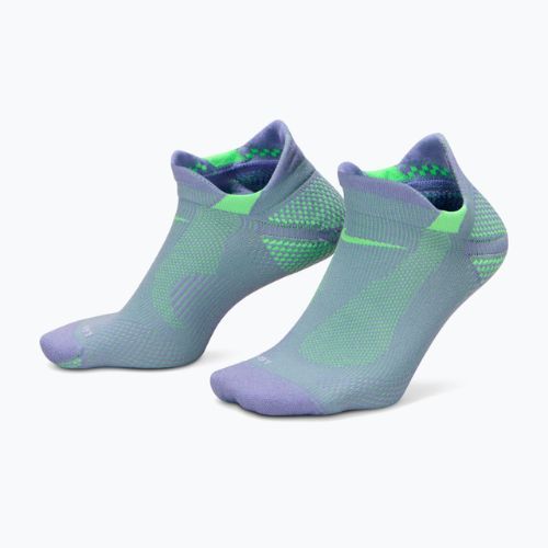 Skarpety Nike Running Lightweight No-Show Iron purple/voltage green/voltage green