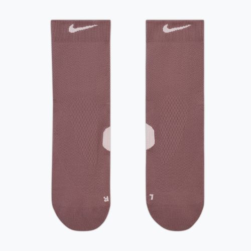 Skarpety Nike Running Midweight Micro Crew tattoo/particle rose/particle rose