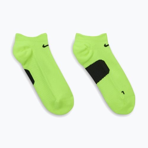 Skarpety Nike Running Midweight No-Show volt/black/black