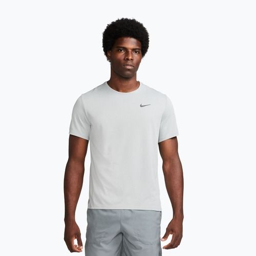 Koszulka do biegania męska Nike Miler Dri-Fit UV grey fog/particle grey