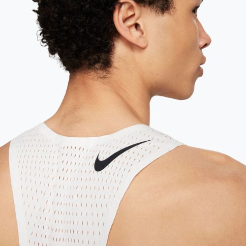 Koszulka do biegania męska Nike AeroSwift Dri-Fit ADV summit white/black