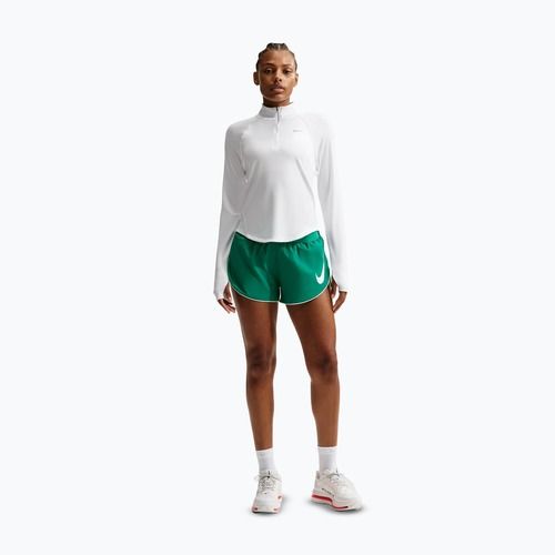 Longsleeve do biegania damski Nike Tempo Swoosh Run Dri-Fit 1/4-Zip white/black