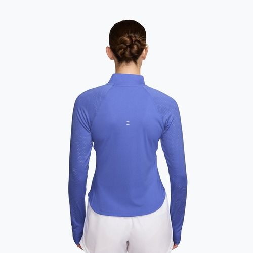 Longsleeve do biegania damski Nike Tempo Flash Dri-Fit 1/4 Zip sapphire/black/white
