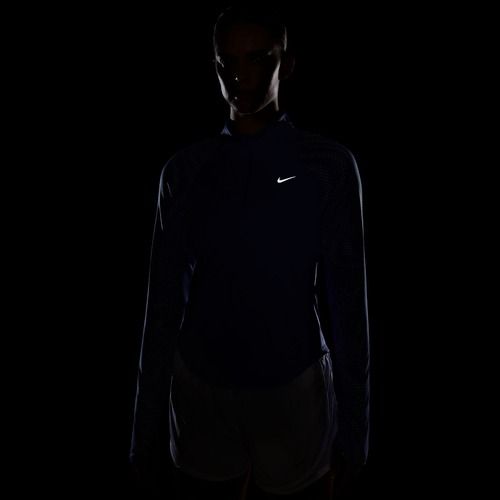 Longsleeve do biegania damski Nike Tempo Flash Dri-Fit 1/4 Zip sapphire/black/white