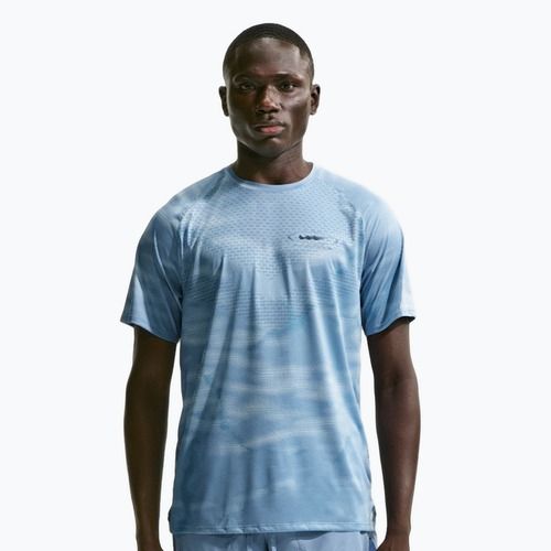 Koszulka do biegania męska Nike Stride Dri-Fit ADV work blue/light armory blue/aegean storm