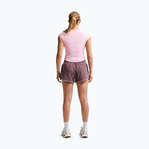 Koszulka do biegania damska Nike Swoosh Run Dri-Fit pink foam/photon dust/white
