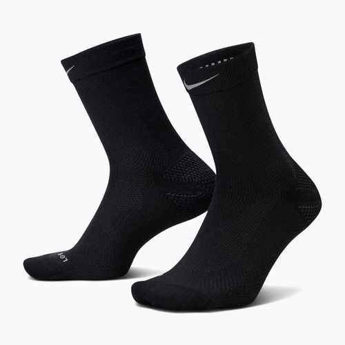 Skarpety Nike Running Lightweight Wool Crew black/dark smoke grey