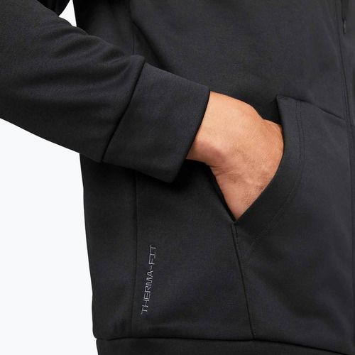 Bluza treningowa męska Nike Therma Fit Full-Zip black/black/white