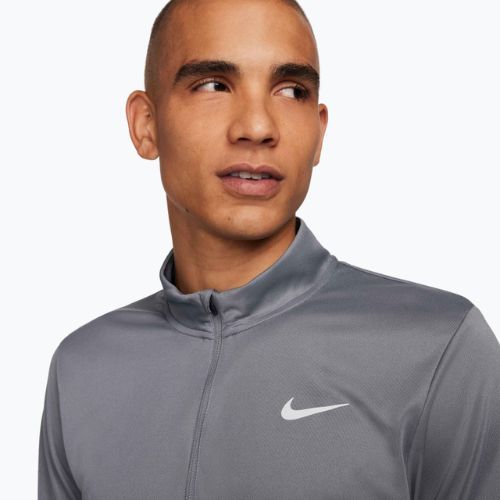 Bluza do biegania męska Nike Pacer Dri-Fit 1/2 Zip smoke grey