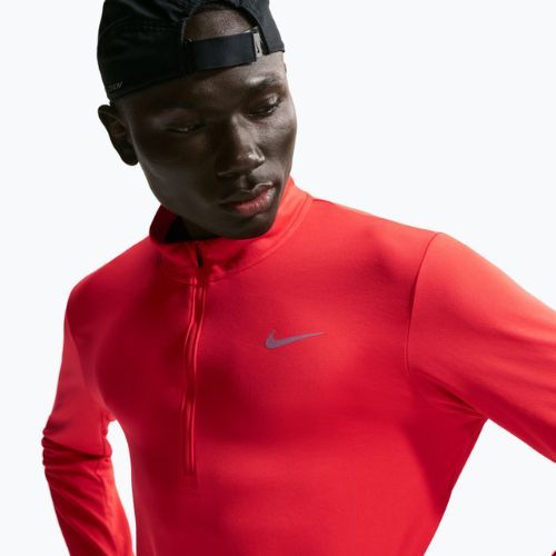 Bluza do biegania męska Nike Pacer Dri-Fit 1/2 Zip light crimson