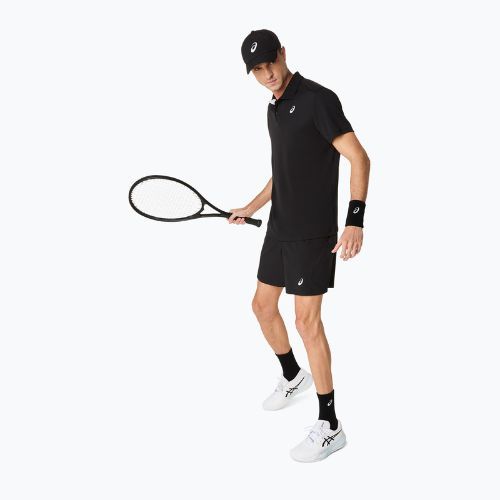 Koszulka polo męska ASICS Court Polo performance black
