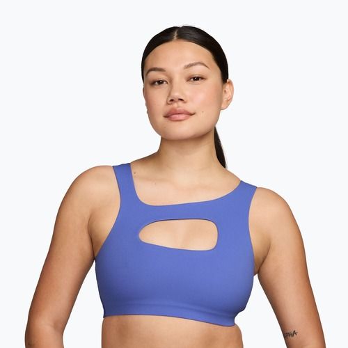 Biustonosz treningowy Nike Zenvy Light-Support Lightly Lined sapphire/white
