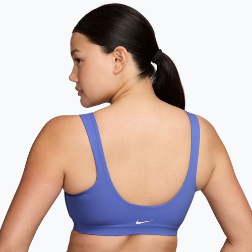 Biustonosz treningowy Nike Zenvy Light-Support Lightly Lined sapphire/white