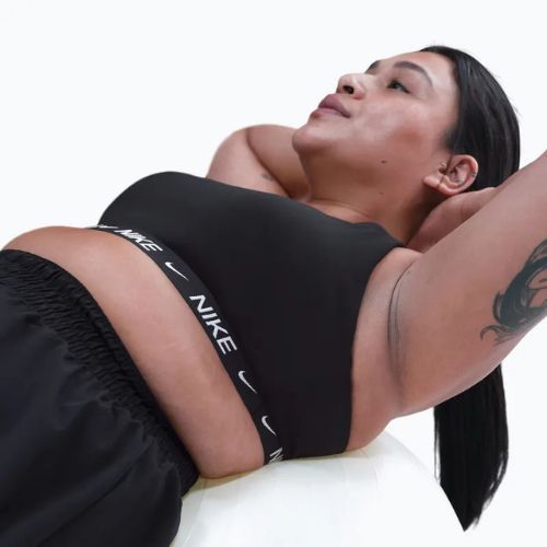 Biustonosz treningowy Nike Indy Light Support Plus Size black/black/white