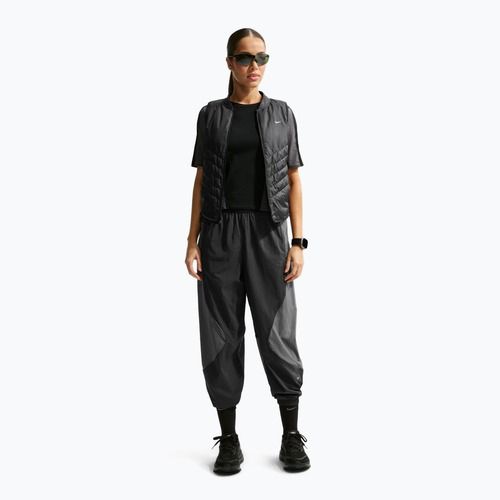 Spodnie do biegania damskie Nike Swift UV Repel Mid-Rise black/iron grey