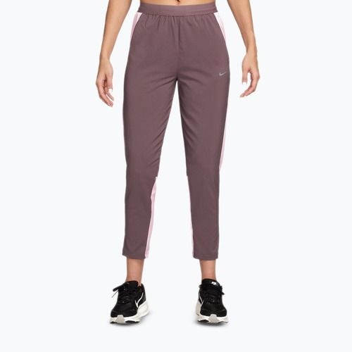 Spodnie do biegania damskie Nike Tempo Swoosh Dri-Fit Mid-Rise 7/8 tattoo/pink foam