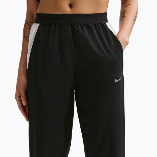 Spodnie do biegania damskie Nike Tempo Swoosh Dri-Fit Mid-Rise 7/8 black/white