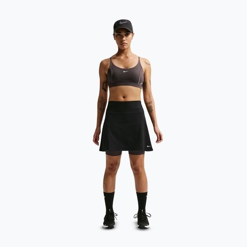 Spódnica tenisowa Nike One Dri-Fit black/thunder grey/white