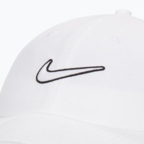 Czapka z daszkiem Nike Club Unstructured Swoosh white/white