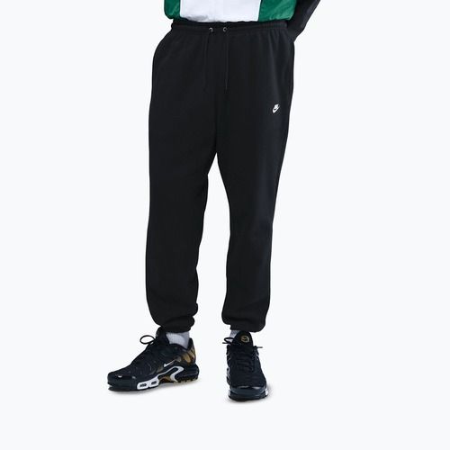 Spodnie męskie Nike Club Cuffed Brushed black/black/white