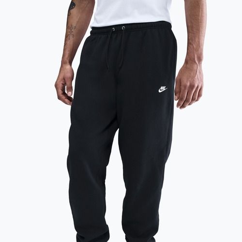 Spodnie męskie Nike Club Cuffed Brushed black/black/white