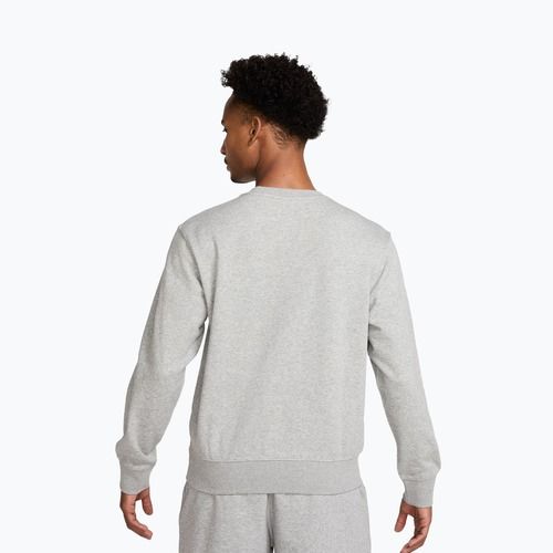 Bluza męska Nike Club French Terry Crew dark grey heather/white