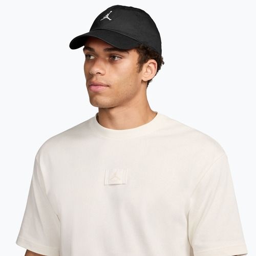 Czapka z daszkiem Jordan Club Unstructured Curved-Bill black/white