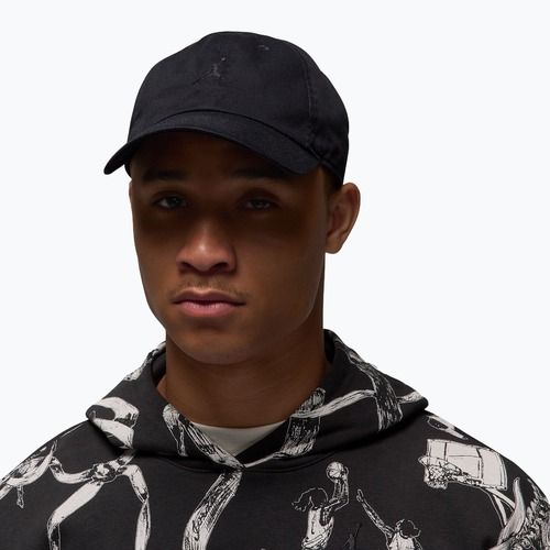 Czapka z daszkiem Jordan Club Unstructured Curved-Bill black/black