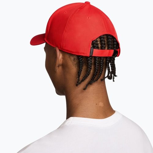 Czapka z daszkiem  Jordan Rise Structured Metal Jumpman chile red/r511