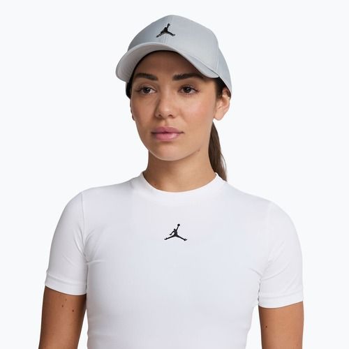 Czapka z daszkiem Jordan Rise Structured Metal Jumpman light smoke grey/R511
