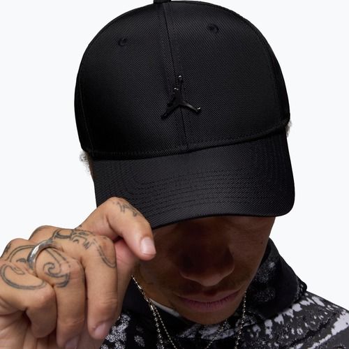 Czapka z daszkiem Jordan Rise Structured Metal Jumpman black/R511