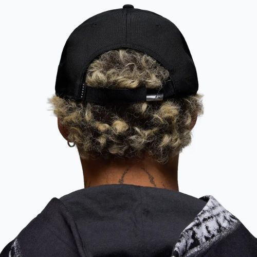 Czapka z daszkiem Jordan Rise Structured Metal Jumpman black/R511