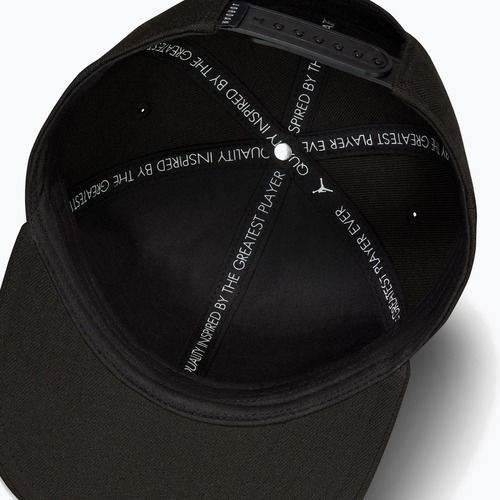 Czapka z daszkiem Jordan Rise Structured Curved-Bill black/white