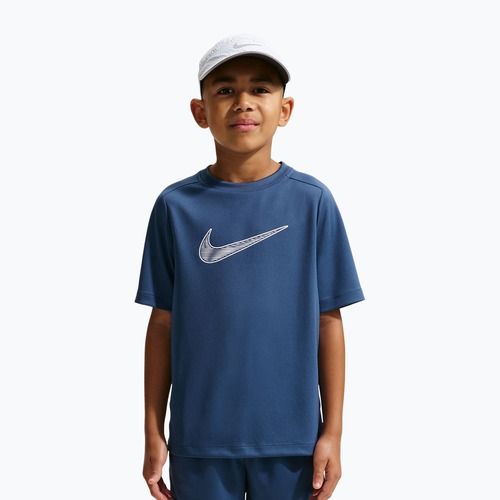 Koszulka dziecięca Nike Multi Dri-Fit mystic navy/white