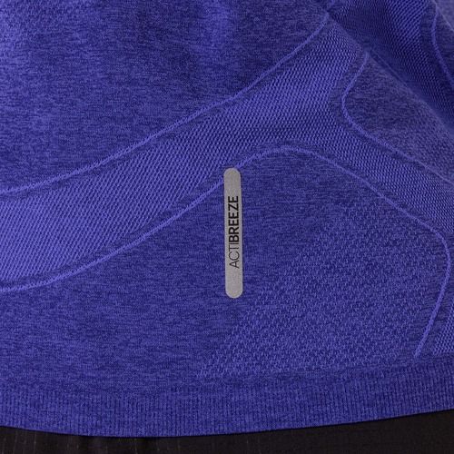 Koszulka do biegania damska ASICS Seamless cobalt burst/eggplant