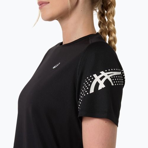 Koszulka do biegania damska ASICS Icon performance black