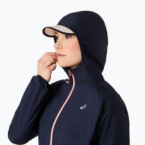 Kurtka do biegania damska ASICS Road Packable midnight