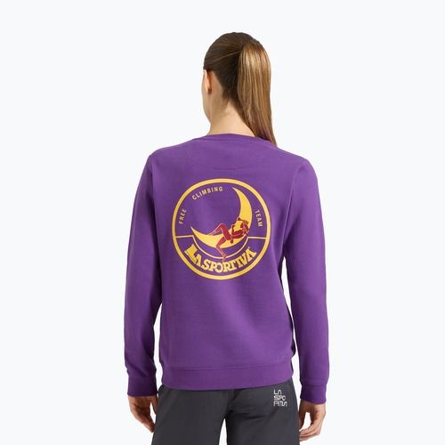 Bluza damska La Sportiva Climbing On The Moon viola/giallo