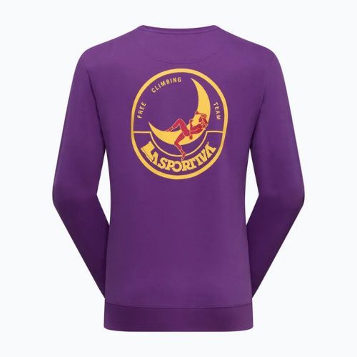 Bluza męska La Sportiva Climbing On The Moon viola/giallo