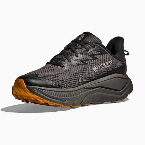 Buty do biegania męskie HOKA Challenger 8 GTX asphalt grey/varsity yellow