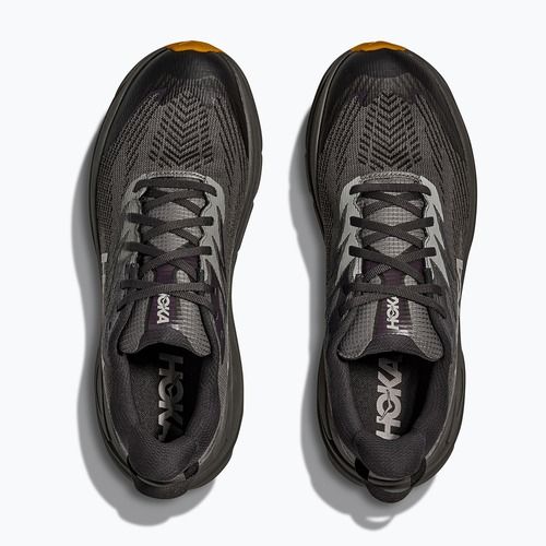 Buty do biegania męskie HOKA Challenger 8 GTX asphalt grey/varsity yellow
