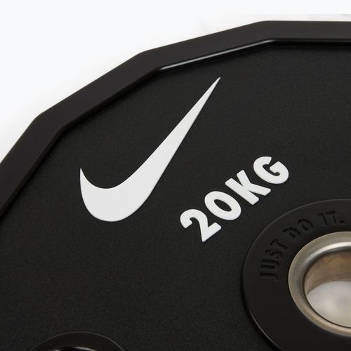 Obciążenie bumperowe Nike Strength Pro Urethane Plates 20 kg black/white