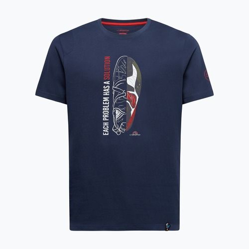 Koszulka wspinaczkowa męska La Sportiva Solution night sky/mountain red