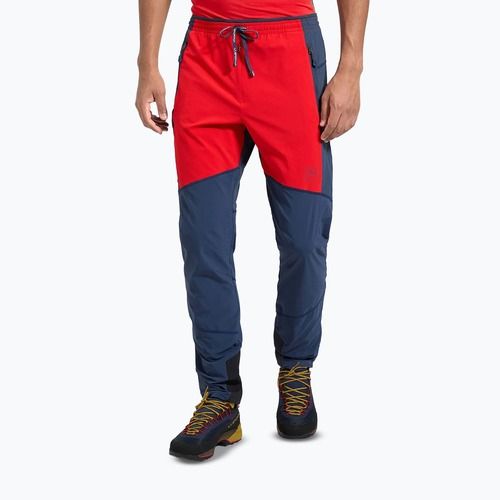 Spodnie trekkingowe męskie La Sportiva Aequilibrium mountain red/night sky